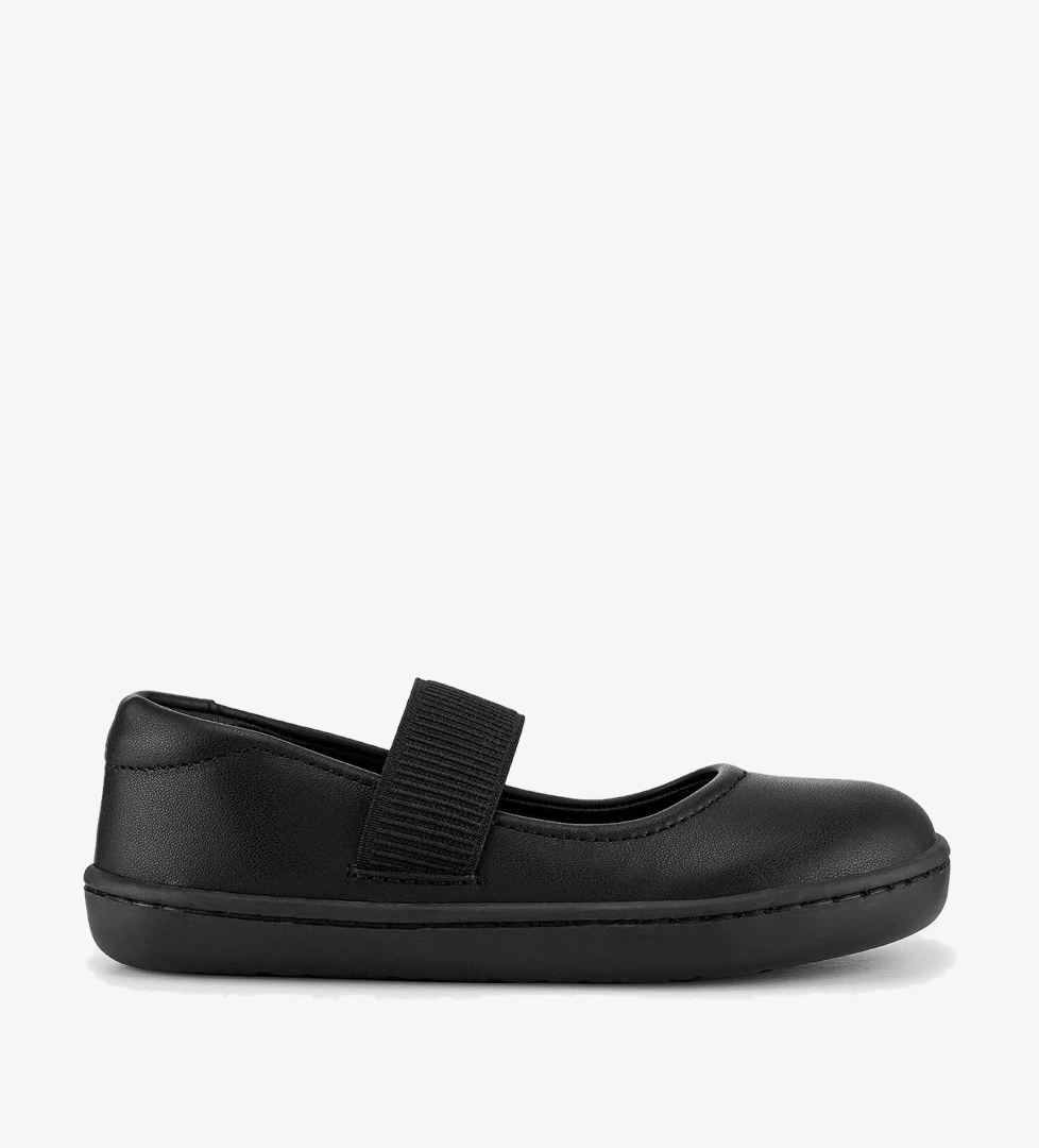 Hopfrög Smart Walker Mary Jane Havalı Siyah Barefoot Kız Babet Ayakkabı model görseli